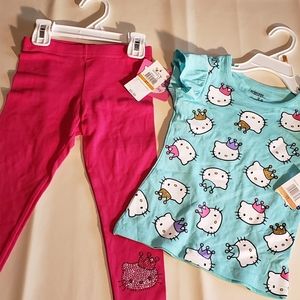 NWT 💕Set of 3!💗 2 tights and a shirt💗